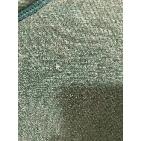 Tommy Bahama Jeans Reversible ½ Zip Pullover Sweater Mens Small teal Cotton - Picture 5 of 7